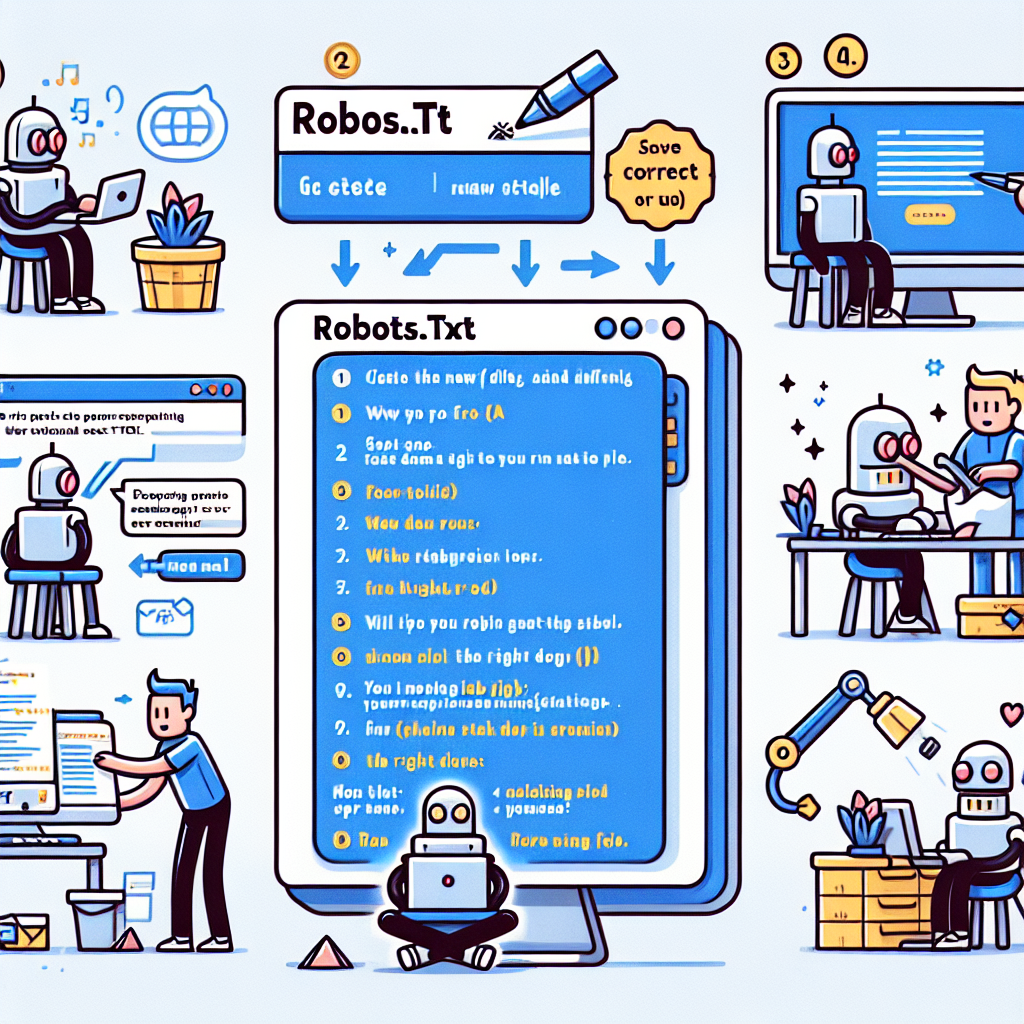 Infografika o pliku robots.txt i SEO.