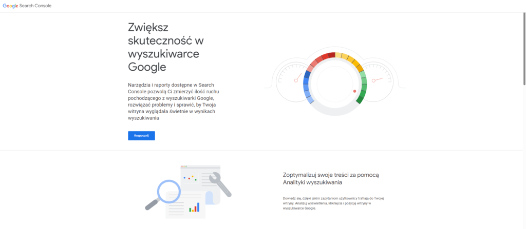 Google Search Console optymalizacja SEO i analityka.