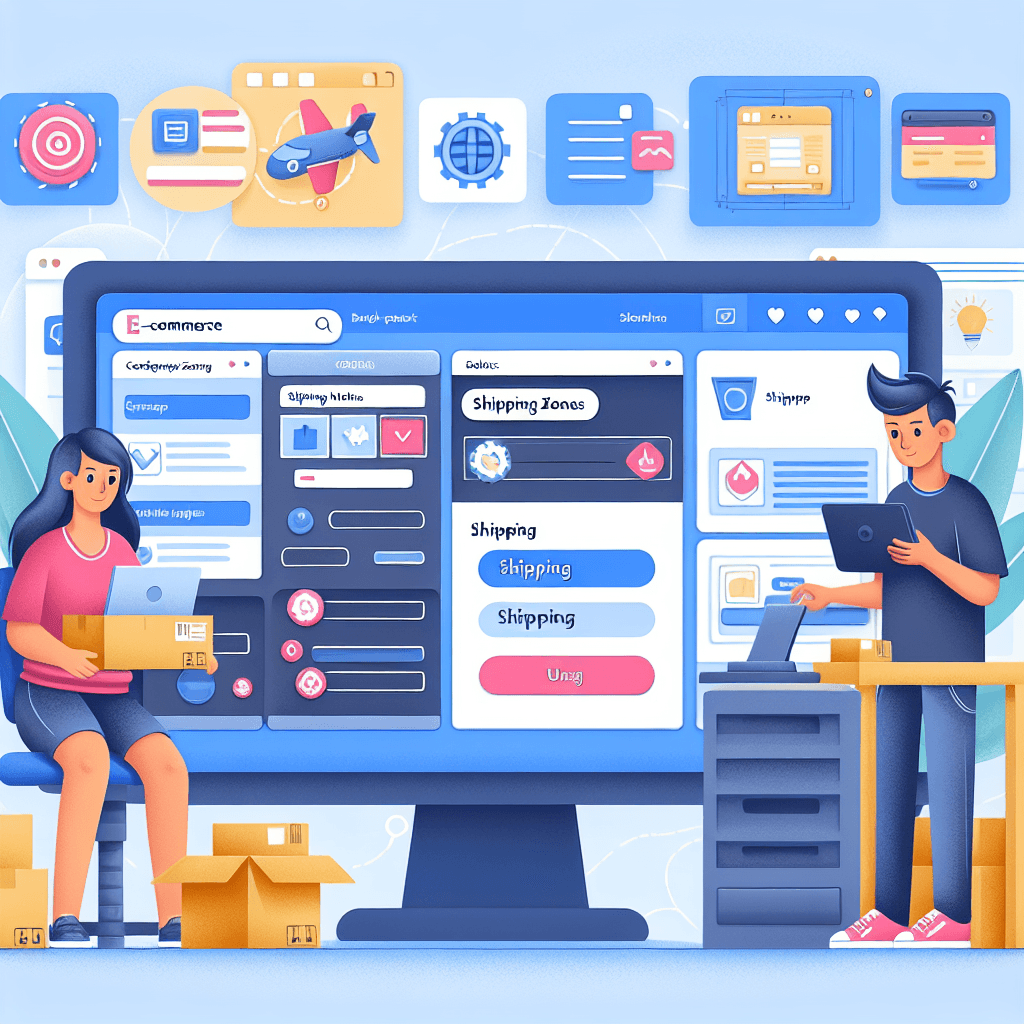 Panel e-commerce z zarządzaniem strefami wysyłki