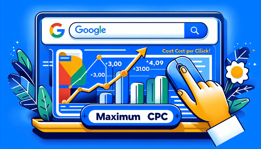 Google koszt za kliknięcie, CPC, wykres danych